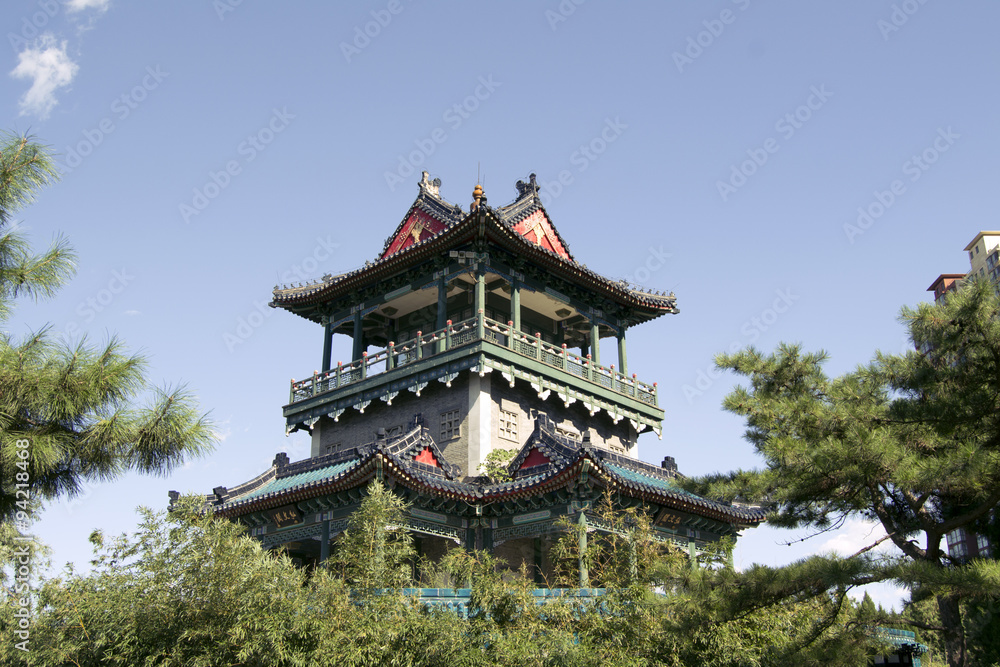 Obraz premium Chinese old architecture