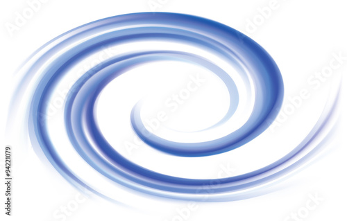 Vector background of cobalt swirling water texture