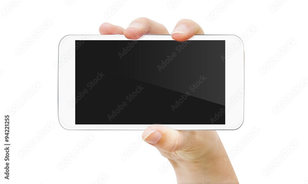 Hand with mobile phone Hand with mobile phone