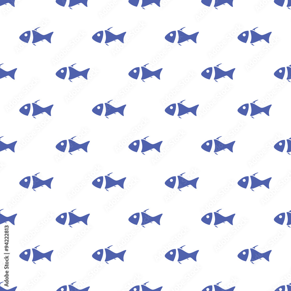 Seamless pattern of fish Seamless pattern of fish