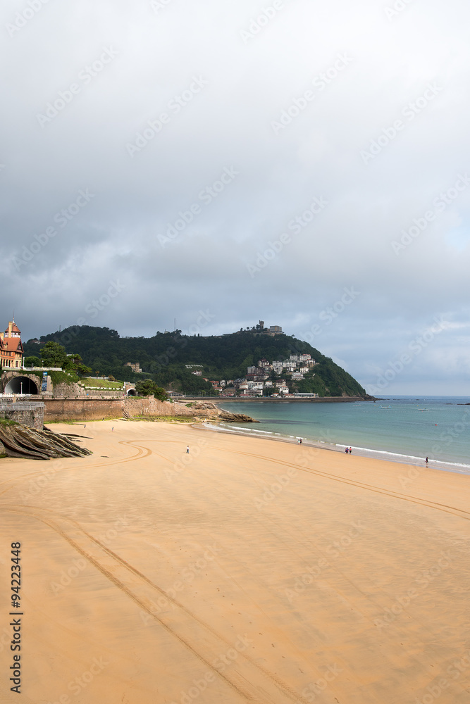 Fototapeta premium La Concha bay, San Sebastian, Spain.