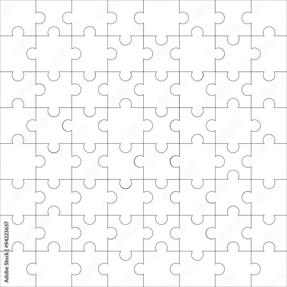 Puzzle pattern line seamless Puzzle pattern line seamless