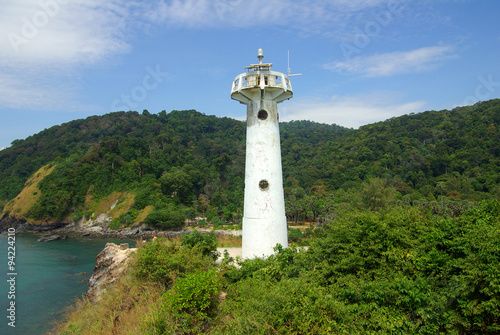 Lighthouse on the island of Koh Lanta in Thailand