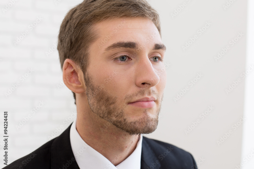Young handsome man in formal suit Young handsome man in formal suit
