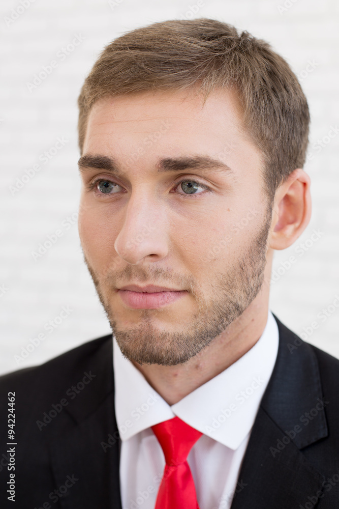 Young handsome man in formal suit Young handsome man in formal suit