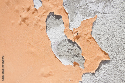 Damaged colored plaster - Image with copy space