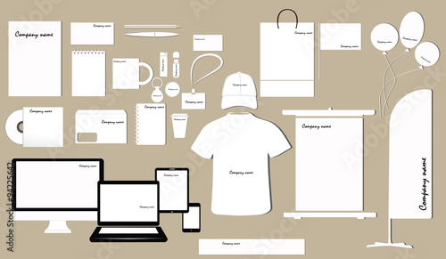 Corporate identity template design
