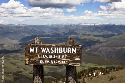 Mt. Washburn, Yellowstone Park