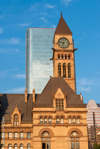 Canvas Print Old City Hall of Toronto at dusk