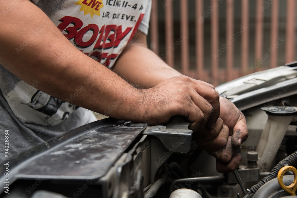 Mechanic hand Mechanic hand