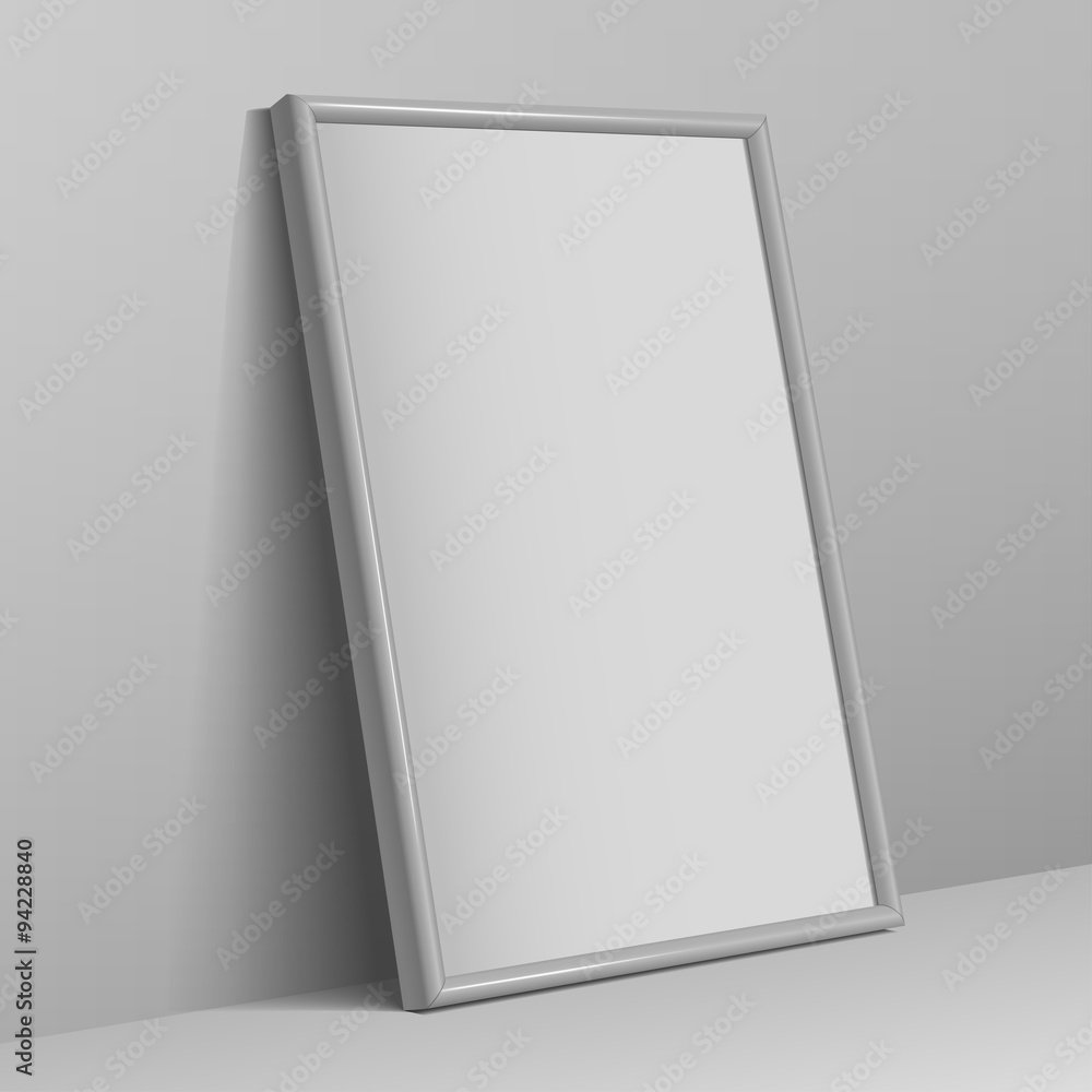 White horizontal frame for paintings White horizontal frame for paintings