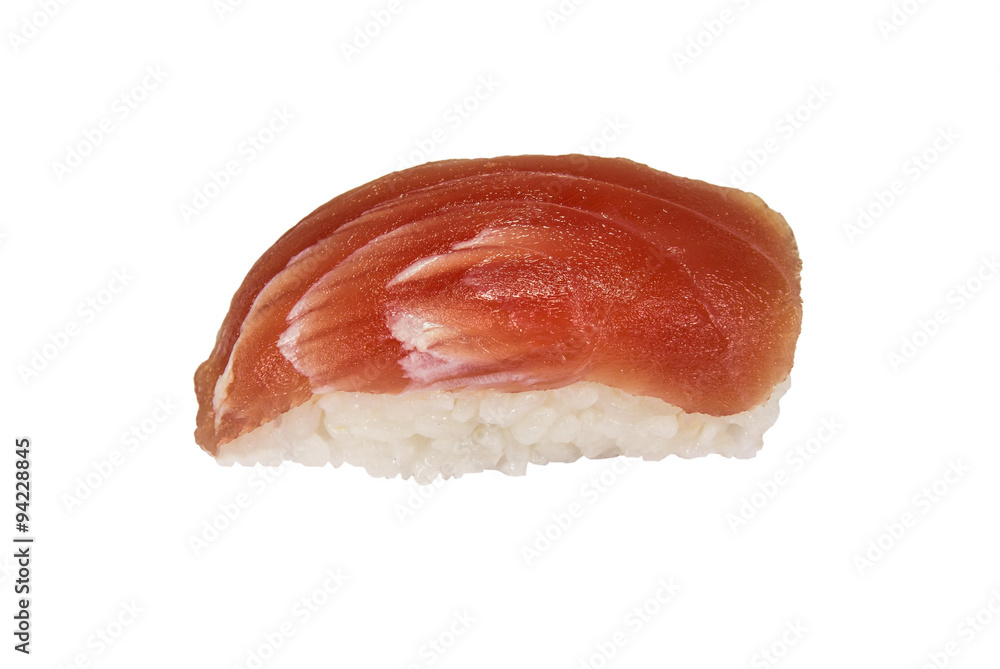 Japanese sushi isolated on a white background