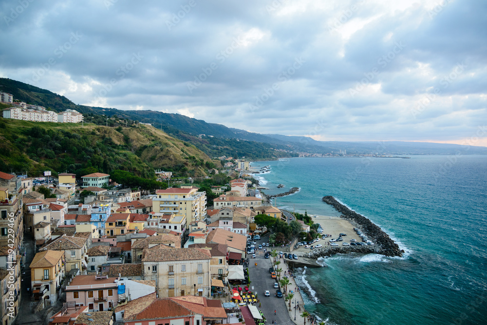 Panoramic view of Pizzo town, Calabria, South Italy. Panoramic view of Pizzo town, Calabria, South Italy.