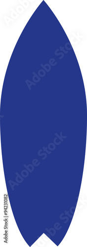 Blue surfboard