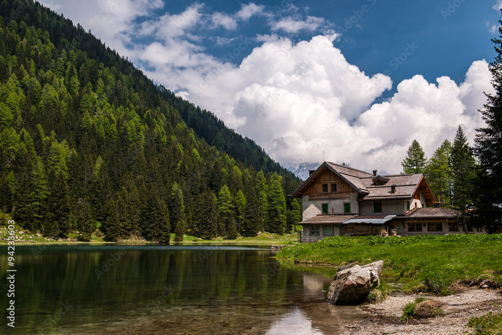 Nambino lake, Dolomites