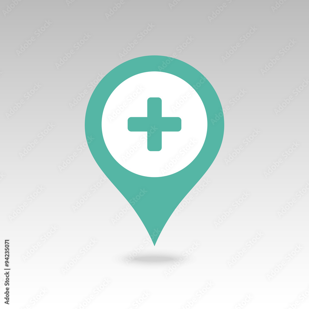 Plus, Hospital ,Pharmacy, Clinic pin map icon. Plus, Hospital ,Pharmacy, Clinic pin map icon.