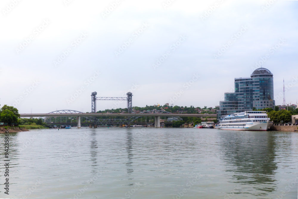 Naklejka premium Bridges in Rostov-on-Don