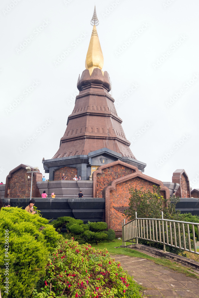 King and Queen Pagoda in the Doi inthanon Chiang Mai,Thailand