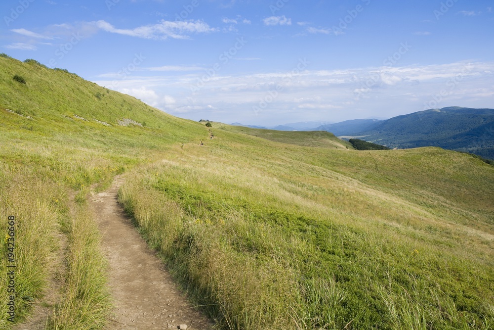Naklejka premium Bieszczady Mountains