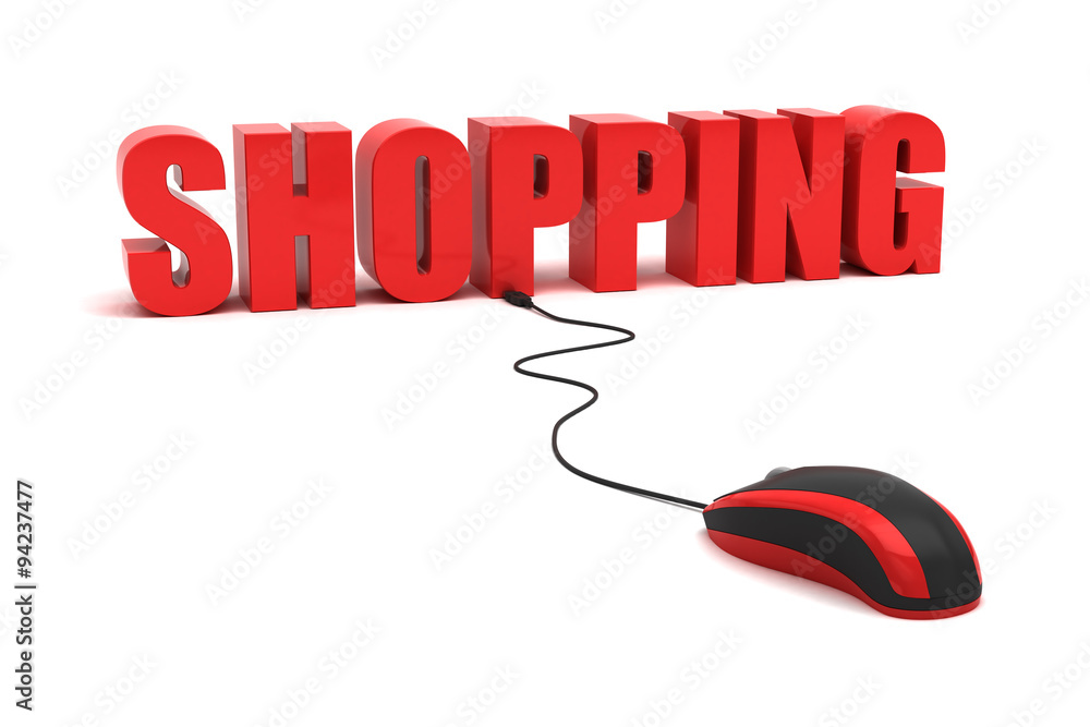 Fototapeta premium Shopping online concept