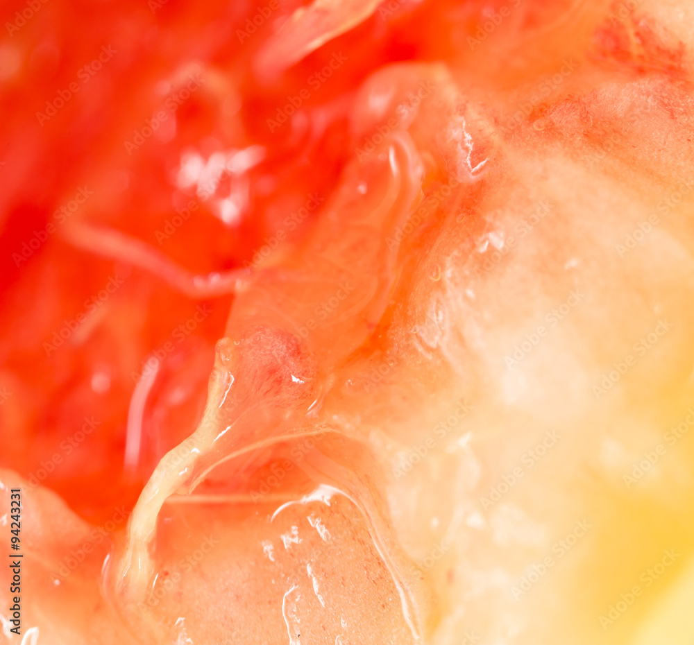 juicy peach flesh as a background. close juicy peach flesh as a background. close