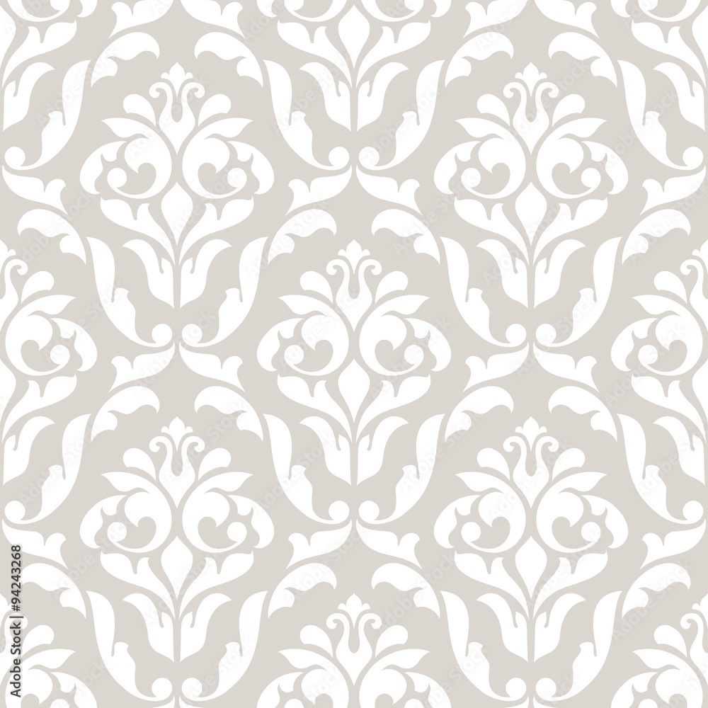 Seamless damask pattern. Seamless damask pattern.