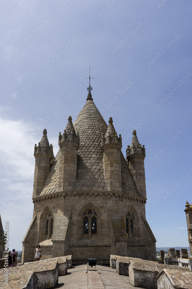 Portugal, detalles de la catedral de Évora Portugal, detalles de la catedral de Évora
