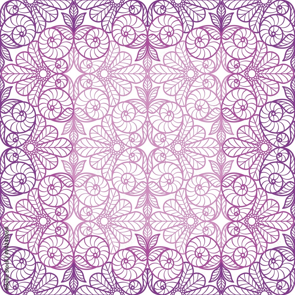 Purple Ornamental Seamless Pattern Purple Ornamental Seamless Pattern