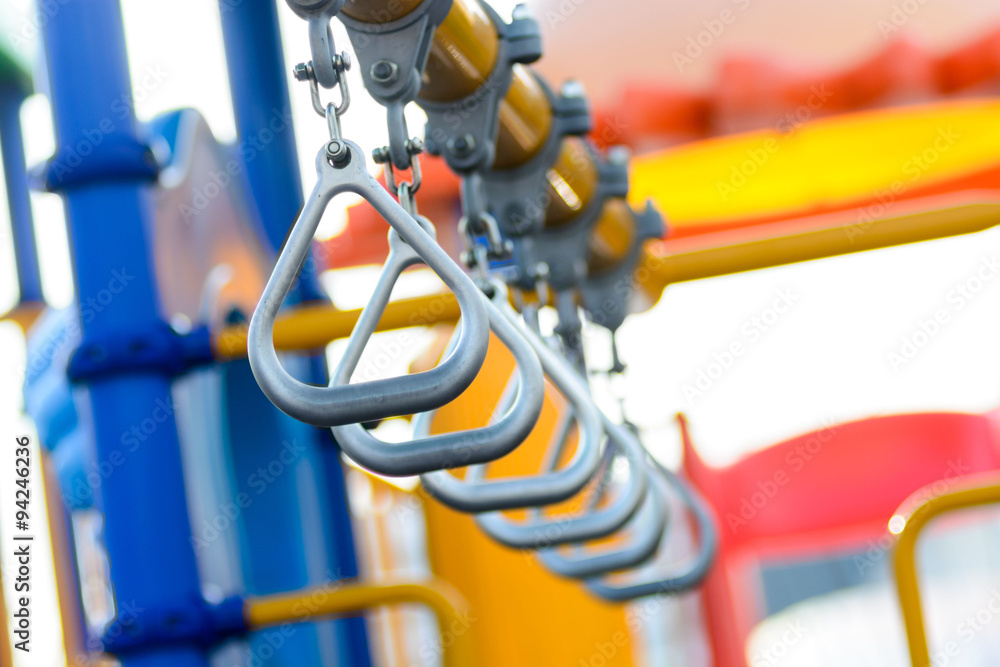 Swing in children play ground