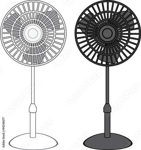 Tall Fan vector
