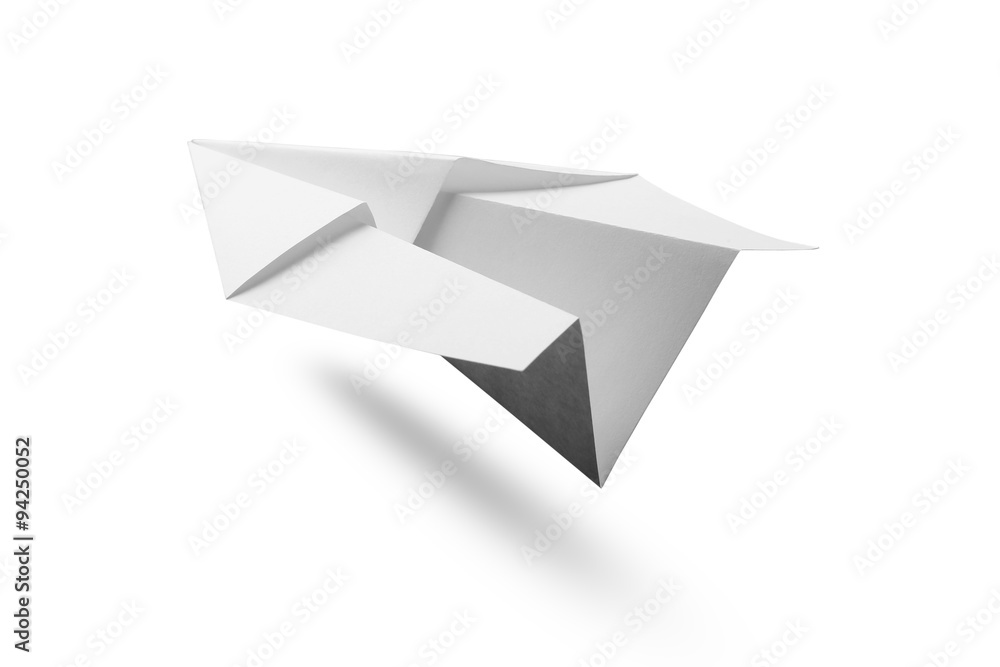 Paper Airplane Isolated Paper Airplane Isolated