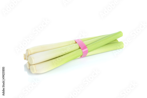 lemongrass isolated on white background.