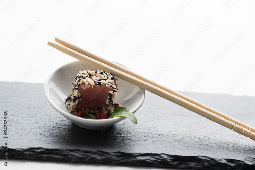 Thunfisch Sushi als Fingerfood Thunfisch Sushi als Fingerfood