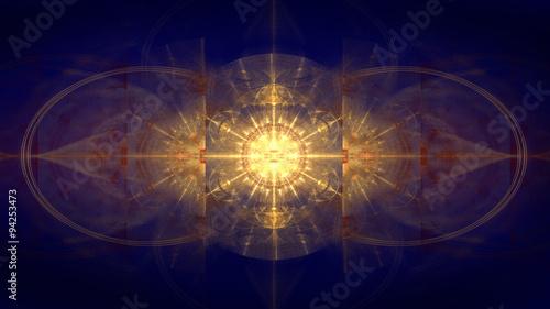Abstract glowing pattern