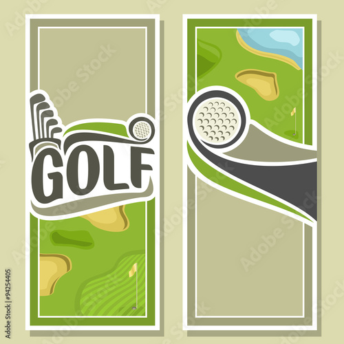 Background images for text on the theme of golf