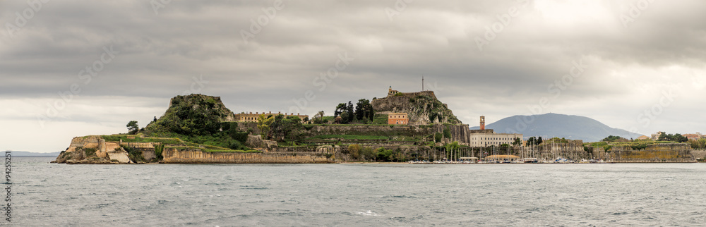 Old fortress of Corfu island Greece