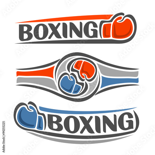Abstract image on the boxing  theme