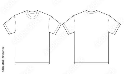 White Shirt Design Template For Men