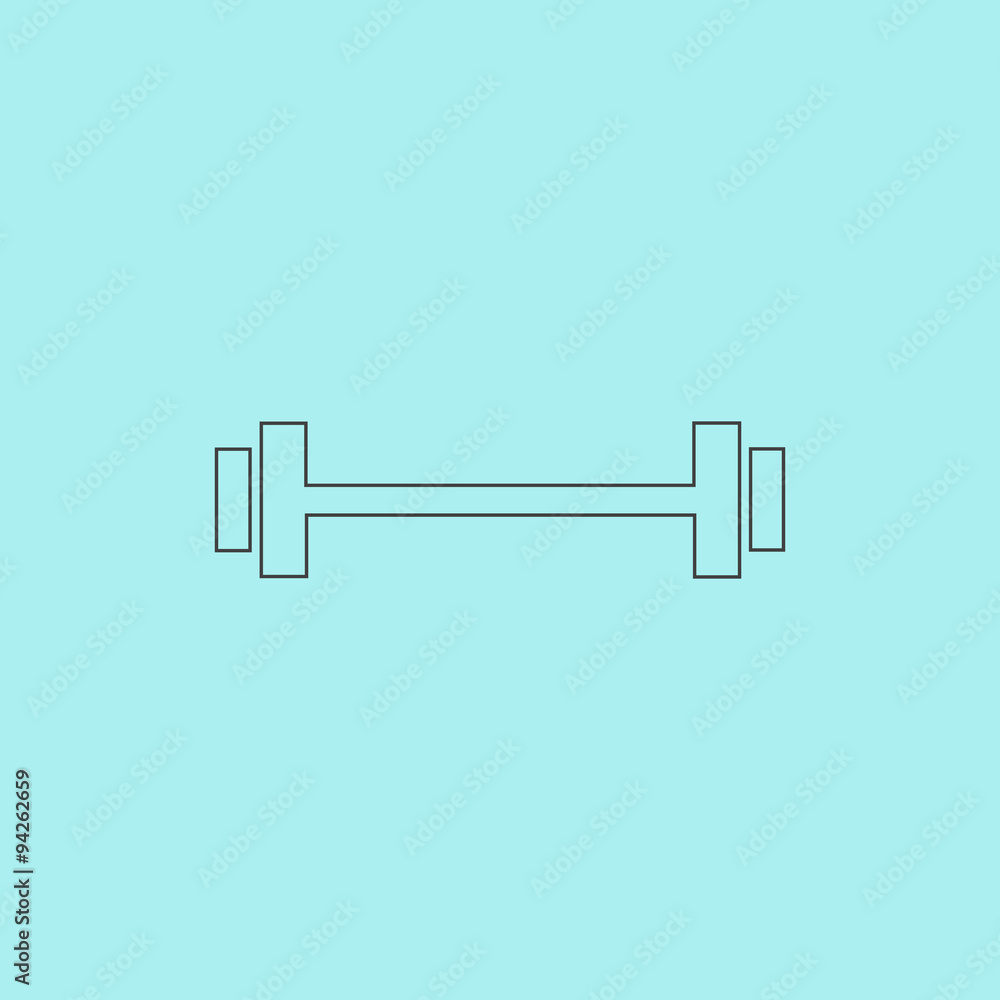 Barbell - Single Icon Barbell - Single Icon