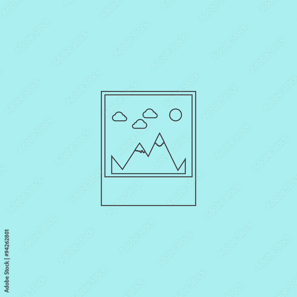 Mountain Icon Vector Illustration Mountain Icon Vector Illustration