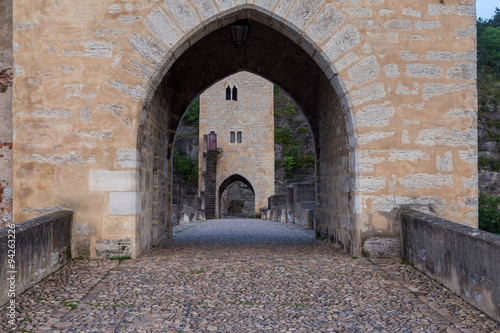 The Pont Valante in Cahors France  a World Heritage Site on the Camino de Santiago