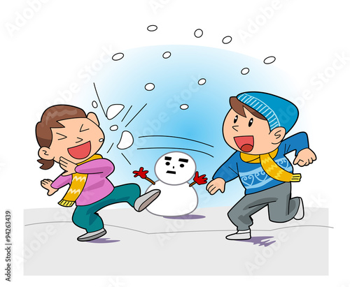 Snowball fight