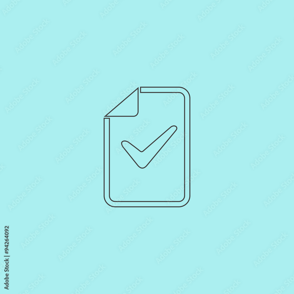 document with check mark document with check mark