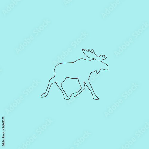 moose vector illustration