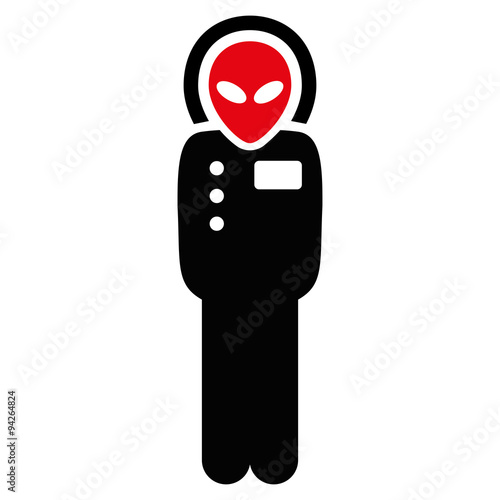 Visitor Skafandr Flat Icon