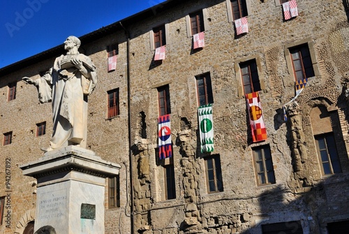 Piazza Regina Margherita e statua di Pierluigi da Palestrina - Roma - Lazio - Italia photo