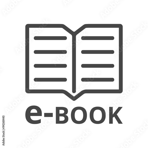 E-Book sign icon