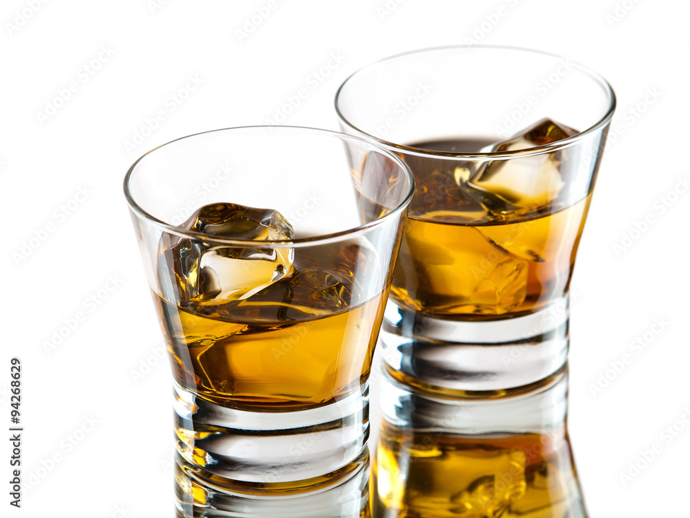 Two whiskeys
