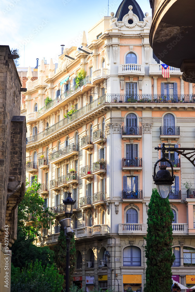 Fototapeta premium street in Barcelona