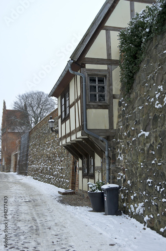 Historic Townwall And Guard Houses, Neubrandenburg, Germany photo
